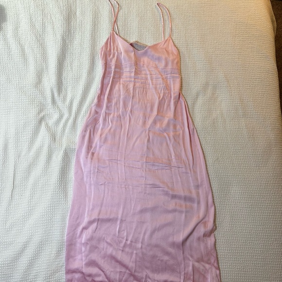 Zara Pink Midi Dress - Picture 2 of 3